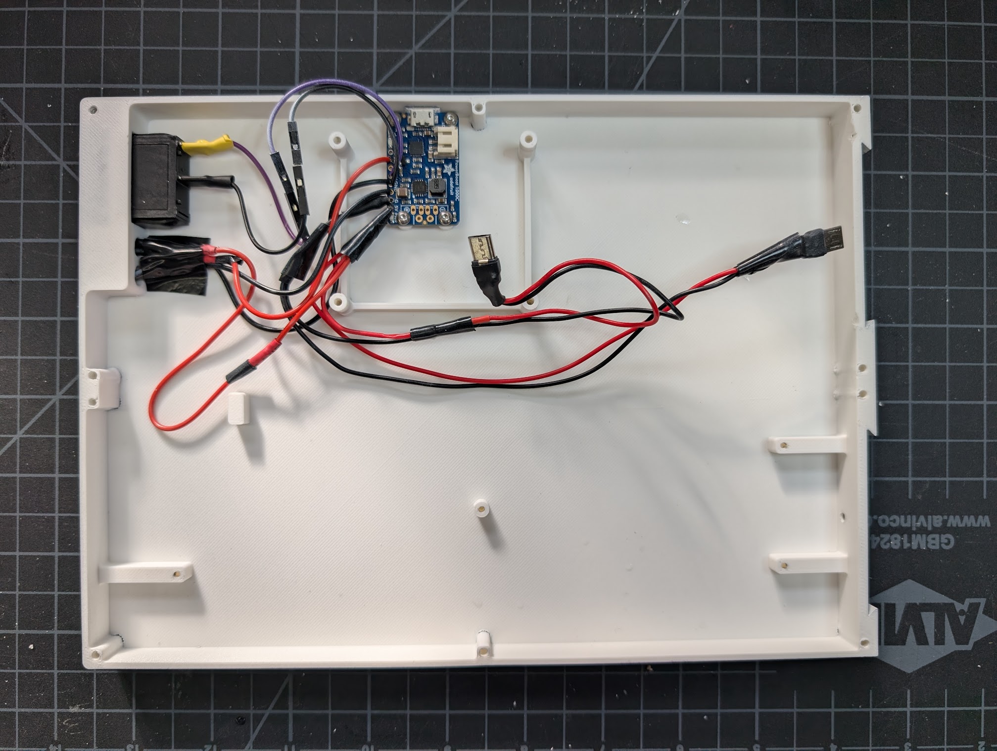 Installing PowerBoost, Switch and LEDs