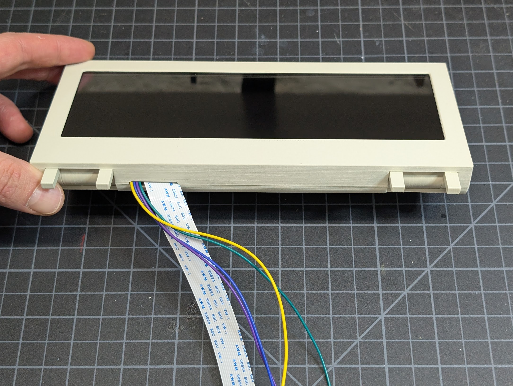 Attach Hinges to Screen