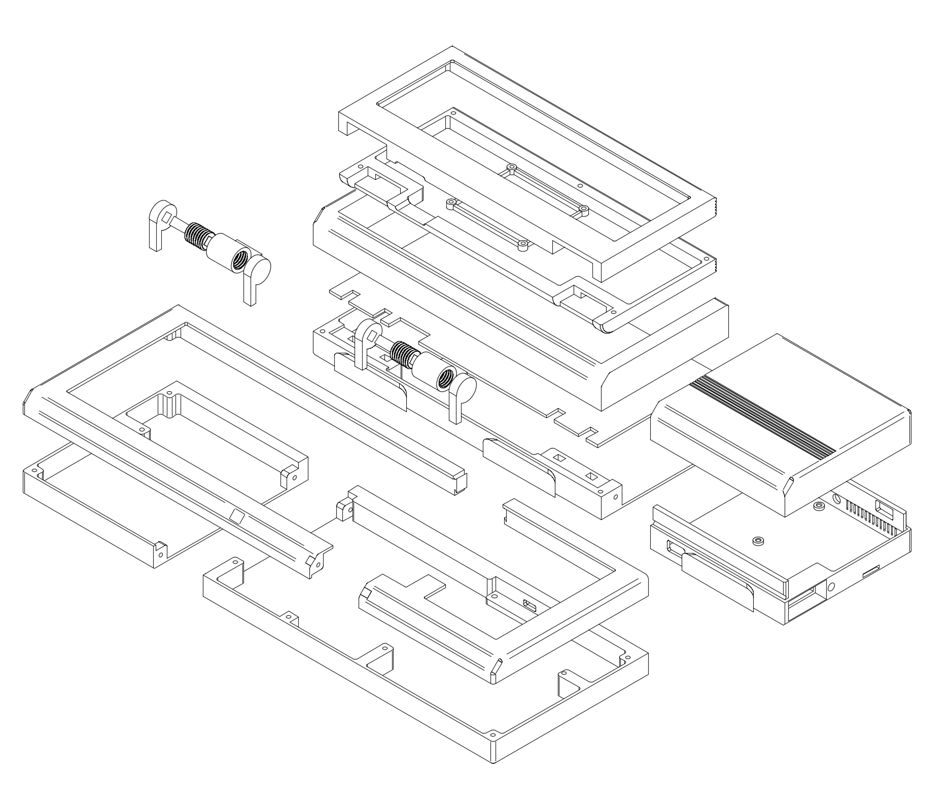 PX-88 Exploded Wireframe